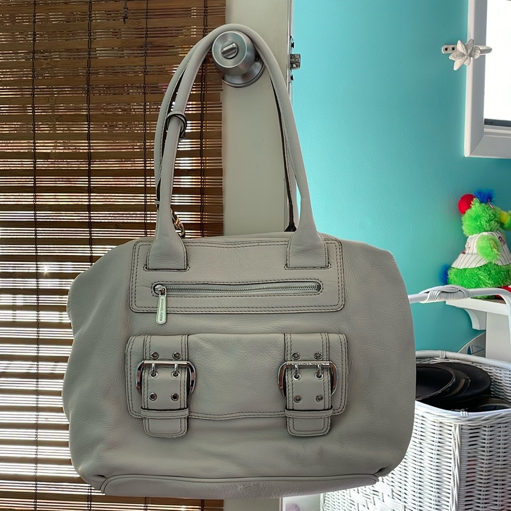 Michael Kors White Leather Purse
